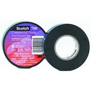 Scotch 700-3/4X66 Electrical Tape, 66 ft L, 3/4 in W, Vinyl Backing