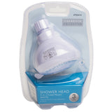 OakBrook White PVC 3 settings Wallmount Showerhead 1.8 gpm