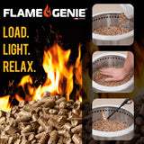 Flame Genie Premium Hardwood Wood Pellet Fuel 20 lb
