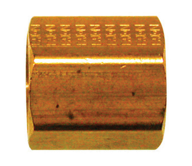JMF Company 3/8 in. Flare X 3/8 in. D Flare Yellow Brass Inverted Union, Pack of 5