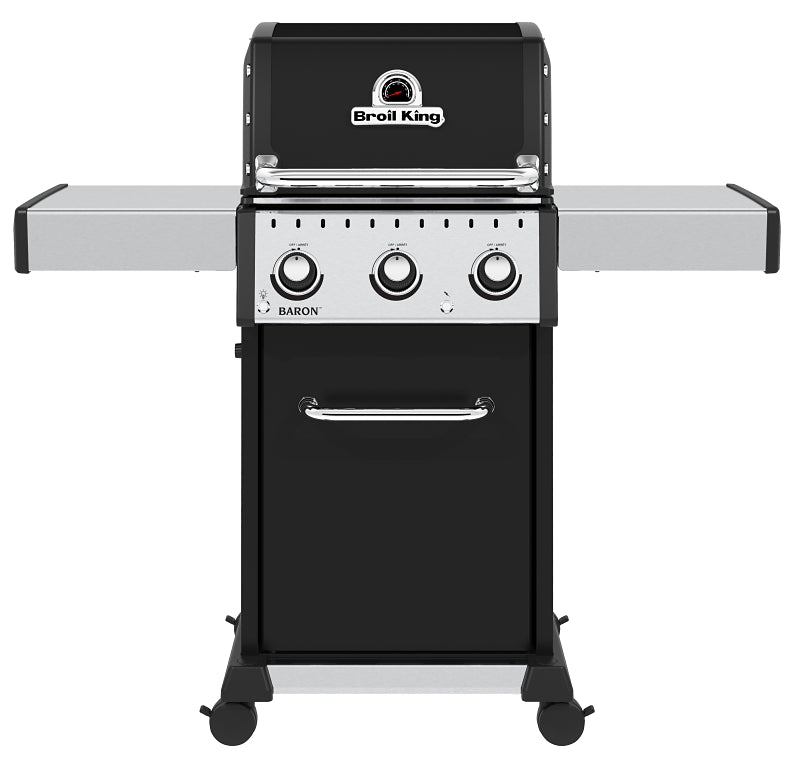 Broil King Baron 320 PRO 874214 Gas Grill, 32,000 Btu/hr, Liquid Propane, 5-Burner, Side Shelf Included: Yes