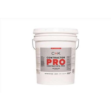 C+K Contractor Pro Flat Tint Base Mid-Tone Base Paint Interior 5 gal