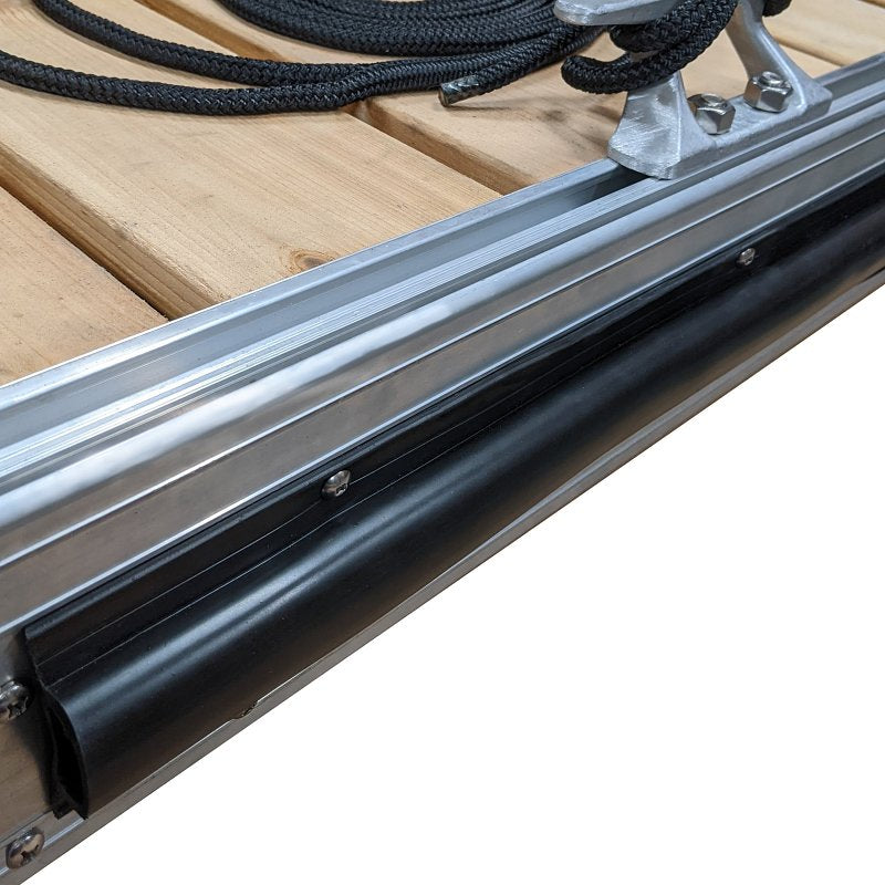 Multinautic 10511 Straight Dock with Poly Decking, Aluminum/Steel, 4-1/2 ft W, 72 in H