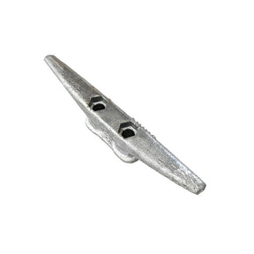Multinautic 15008 Dock Cleat, 6 in, Galvanized Steel, Silver
