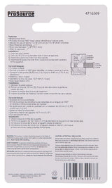 ProSource LR-001BB-PS Door Viewer, 160 deg Viewing, 1-3/8 to 1-3/4 in Thick Door, Solid Brass, Satin Brass