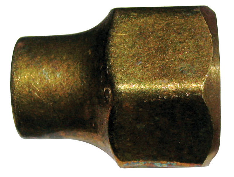 JMF Company 1/4 in. Flare Brass Forged Flare Nut, Pack of 5