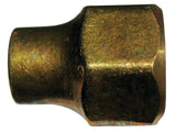 JMF Company 1/4 in. Flare Brass Forged Flare Nut, Pack of 5