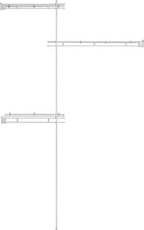 ClosetMaid 1640 Series Closet Organizer Kit, 60 in W x 12 in D x 78 in H Dimensions, Steel, White, Vinyl-Coated