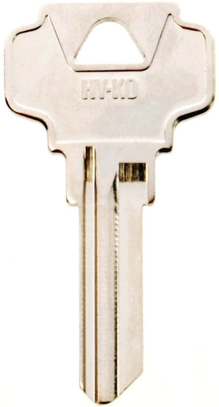 Hy-Ko 21250DE6 Key Blank, Brass, Nickel, For: House Locks, Padlocks and Dexter Cabinet, Pack of 250
