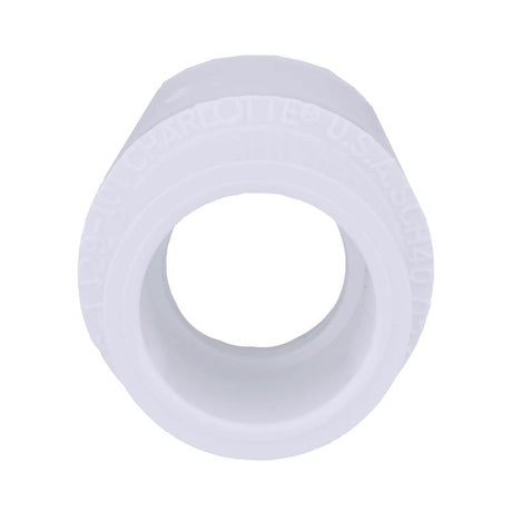 Charlotte Pipe Schedule 40 3/4 in. Slip X 1/2 in. D Slip PVC Coupling 1 pk