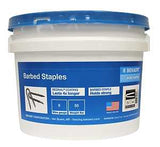 Bekaert 162837 Series Barbed Fence Staple, 12 in L, Bezinal-Coated, 8 ga Wire, 2 in