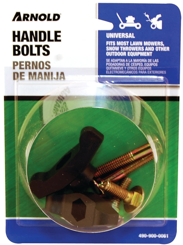 Arnold 490-900-0061 T-Handle Knob and Bolt, For: Most Lawn Mowers, Snow Throwers and Other Outdoor Equipment