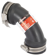 ProSource QL-150 Qwik Pipe Elbow, 1-1/2 in, 90 deg Angle, PVC, Black