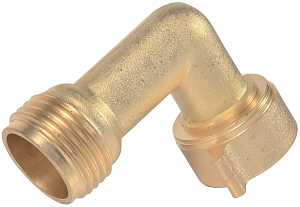 Camco USA 22505 90 deg Hose Elbow, Brass