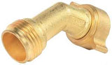 Camco USA 22605 Hose Elbow with Gripper, Male Thread x Hose Barb, Brass