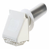 Ace 3 in. W X 6 in. L White Plastic Bathroom Vent, Pack of 6