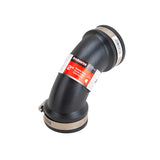 ProSource QL-200 Qwik Pipe Elbow, 2 in, 90 deg Angle, PVC, Black