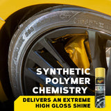 Meguiar's Ultimate Insane Shine G190315 Tire Coating, 15 oz, Aerosol Can, Liquid, Slight Chemical