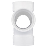 Charlotte Pipe Schedule 40 3 in. Hub X 3 in. D Hub PVC Double Sanitary Tee 1 pk