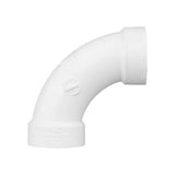Charlotte Pipe Schedule 40 1-1/2 in. Hub X 1-1/2 in. D Hub PVC Elbow 1 pk