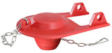 Korky 2017BP Long-Life High-Performance Toilet Flapper, Specifications: 2 in Valve Open, Rubber, Red