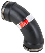 ProSource QL-400 Qwik Pipe Elbow, 4 in, 90 deg Angle, PVC, Black