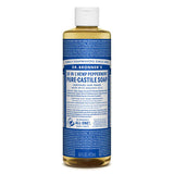 Dr. Bronner's Organic Peppermint Scent Pure-Castile Liquid Soap 16 oz 1 pk, Pack of 12