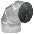 Imperial 5 in. D X 5 in. D Adjustable 90 deg Galvanized Steel Furnace Pipe Elbow, Pack of 8
