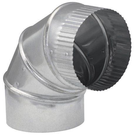 Imperial 5 in. D X 5 in. D Adjustable 90 deg Galvanized Steel Furnace Pipe Elbow, Pack of 8