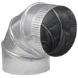 Imperial 6 in. D X 6 in. D Adjustable 90 deg Galvanized Steel Furnace Pipe Elbow, Pack of 8
