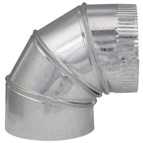 Imperial 6 in. D X 6 in. D Adjustable 90 deg Galvanized Steel Furnace Pipe Elbow, Pack of 8