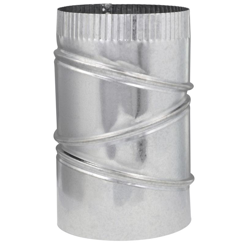 Imperial 6 in. D X 6 in. D Adjustable 90 deg Galvanized Steel Furnace Pipe Elbow, Pack of 8