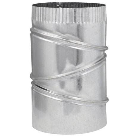 Imperial 6 in. D X 6 in. D Adjustable 90 deg Galvanized Steel Furnace Pipe Elbow, Pack of 8