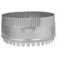 Imperial 8 in. D 28 Ga. Galvanized Steel Round Starting Collar, Pack of 10