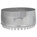 Imperial 8 in. D 28 Ga. Galvanized Steel Round Starting Collar, Pack of 10