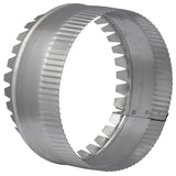 Imperial 8 in. D 28 Ga. Galvanized Steel Round Starting Collar, Pack of 10