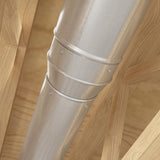 Imperial 8 in. D X 6 in. D Galvanized Steel Furnace Pipe Reducer