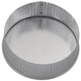 Imperial 5 in. D Galvanized Steel Crimped Pipe End Cap