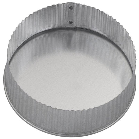 Imperial 5 in. D Galvanized Steel Crimped Pipe End Cap