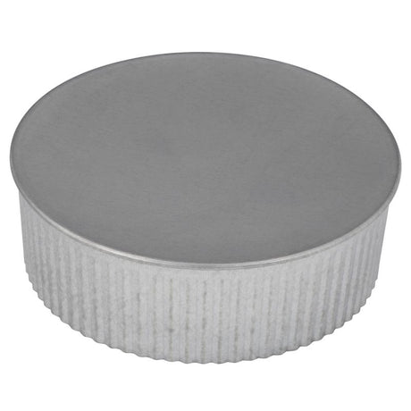 Imperial 5 in. D Galvanized Steel Crimped Pipe End Cap