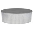 Imperial 6 in. D Galvanized Steel Crimped Pipe End Cap