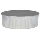 Imperial 6 in. D Galvanized Steel Crimped Pipe End Cap