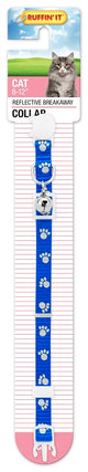 Ruffin'It 39249 Adjustable Breakaway Cat Collar, 3/8 in W Collar, 8 to 12 in L Collar, Assorted