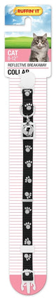 Ruffin'It 39249 Adjustable Breakaway Cat Collar, 3/8 in W Collar, 8 to 12 in L Collar, Assorted