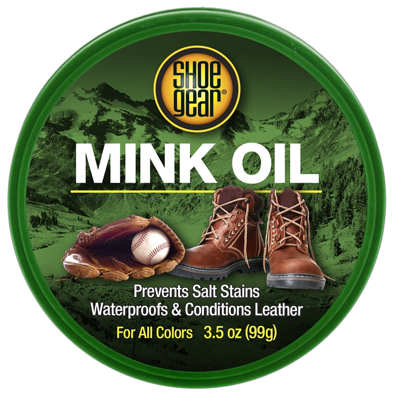 Shoe Gear 1N4418-3 Mink Oil, 3.5 oz, Pack of 2