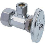 BrassCraft OCR19X C1 Stop Valve, 1/2 x 3/8 in Connection, Compression, 125 psi Pressure, Brass Body, 2-3/4 in L