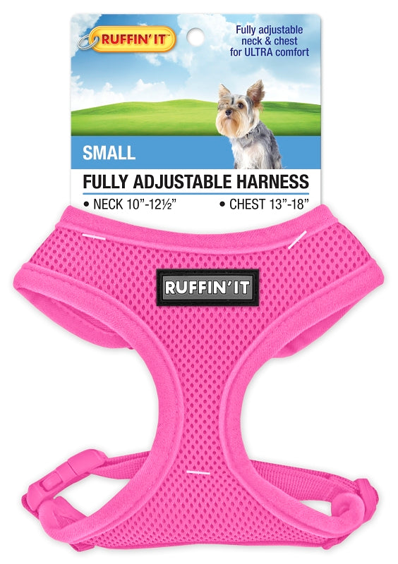 Ruffin'It 41462 Fully Adjustable Harness, 10 to 12-1/2 in x 13 to 18 in, Mesh Fabric, Assorted, Pack of 4