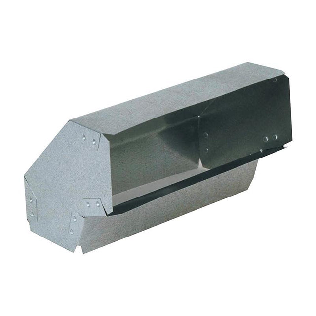 Imperial 3-1/4 in. D X 3-1/4 in. D 90 deg Galvanized Steel Wall Stack Elbow, Pack of 6