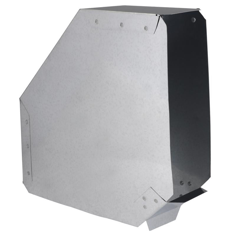 Imperial 3-1/4 in. D X 3-1/4 in. D 90 deg Galvanized Steel Wall Stack Elbow, Pack of 6