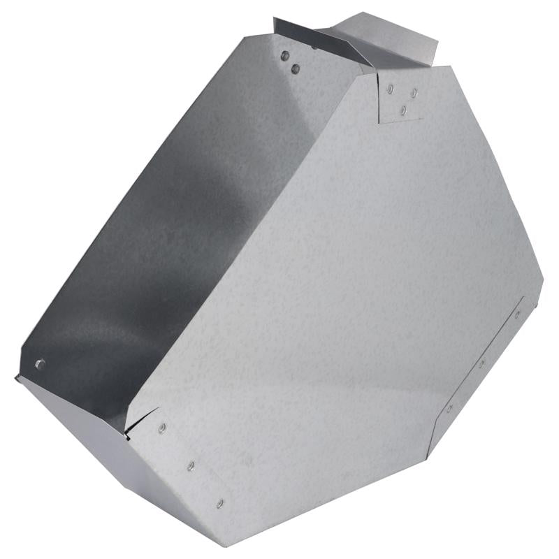 Imperial 3-1/4 in. D X 3-1/4 in. D 90 deg Galvanized Steel Wall Stack Elbow, Pack of 6